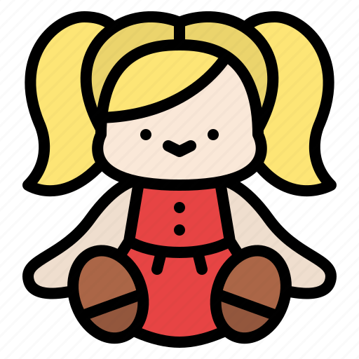 Doll, girl, childhood, toy icon - Download on Iconfinder