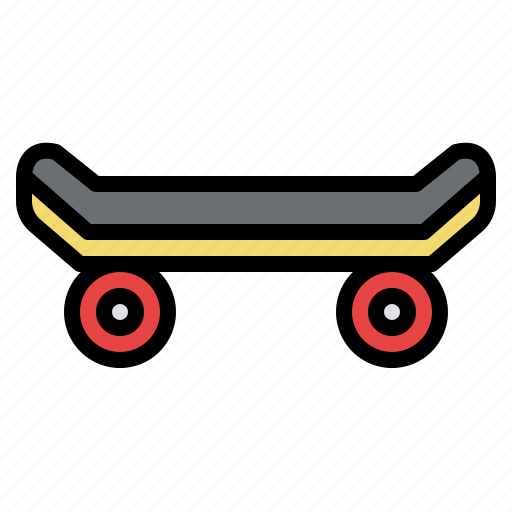 Skateboard, transport, childhood, toy icon - Download on Iconfinder