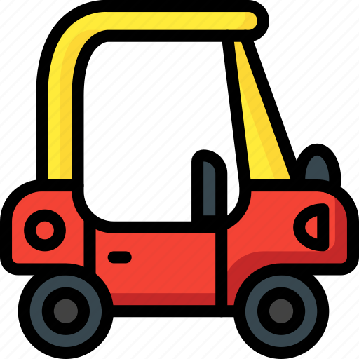 Car, childs, coupe, cozy, ride, toys icon - Download on Iconfinder