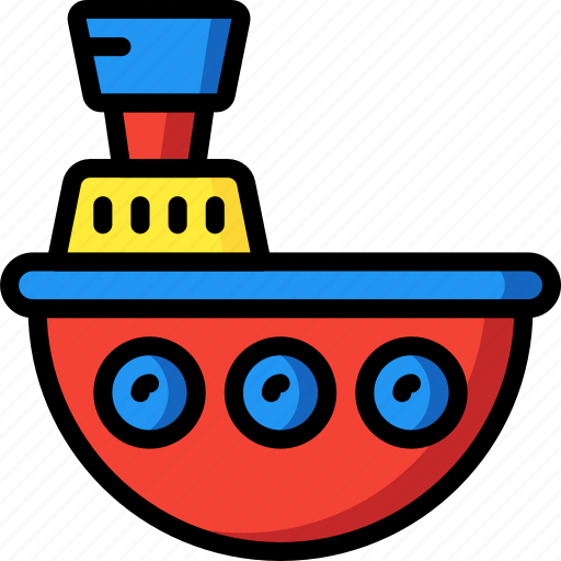 Bath, boat, time, toys, water icon - Download on Iconfinder