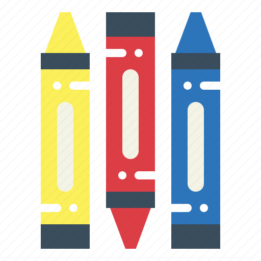 Crayons, draw, tools, utensils icon - Download on Iconfinder