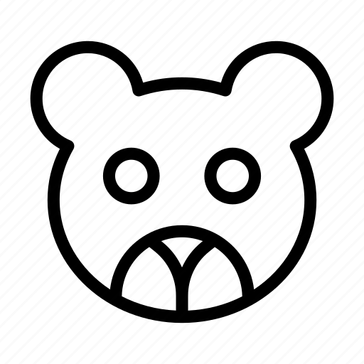 Bear, face, kids, teddy, toy icon - Download on Iconfinder