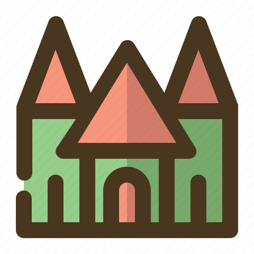 Architecture, building, castle, construction, real estate icon - Download on Iconfinder