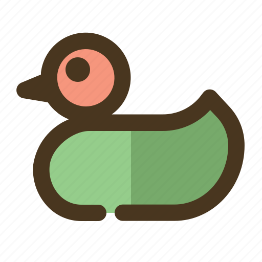 Bathroom, duck, duckling, rubber, toy icon - Download on Iconfinder
