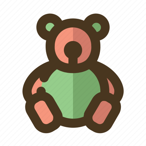 Bear, children, cute, teddy, toy icon - Download on Iconfinder
