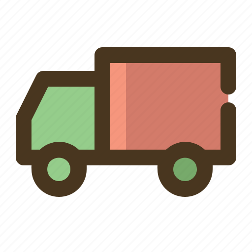 Delivery, logistic, shipping, transportation, truck icon - Download on Iconfinder