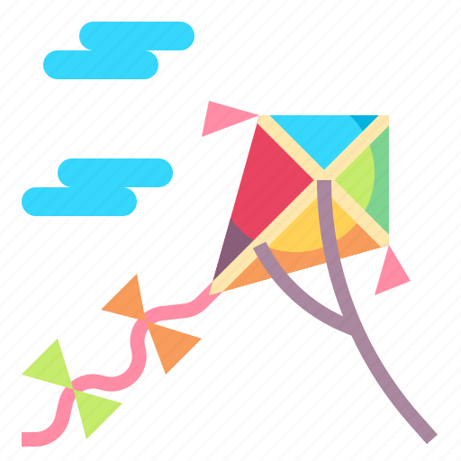 Air, fun, game, hobbies, kite, time icon - Download on Iconfinder