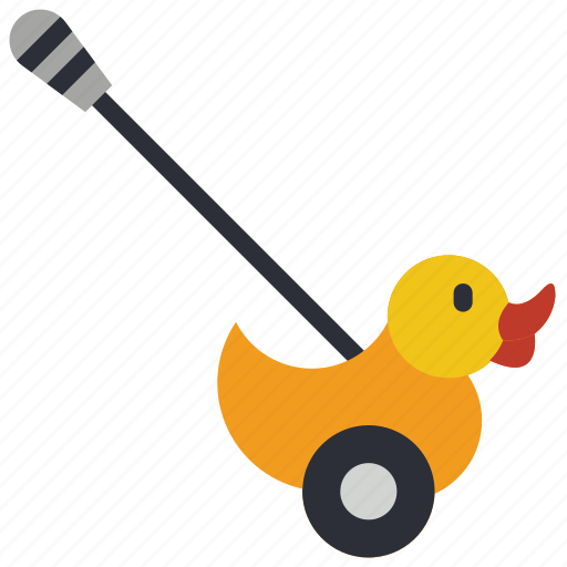 Childrens, duck, kids, pushalong, toy, toys, walker icon - Download on Iconfinder