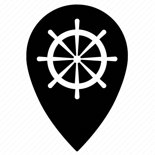 Boat, pointer, steering, wheel icon - Download on Iconfinder