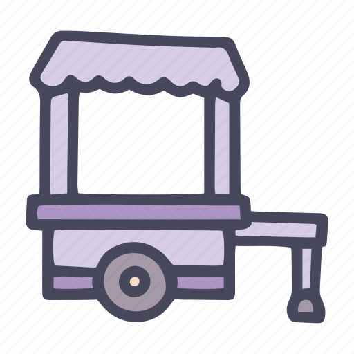 Trade, cart, mobile, cafe, street, trolley icon - Download on Iconfinder