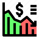 trading, finance, business, chart, down, graph, report