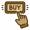buy, button, commerce, shopping, click, press, finger