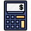 calculator, business, finance, buttons, tool 
