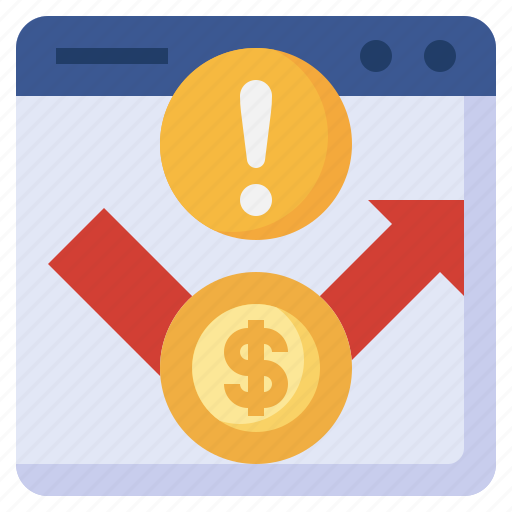 Attention, trading, risk, stock, browser icon - Download on Iconfinder