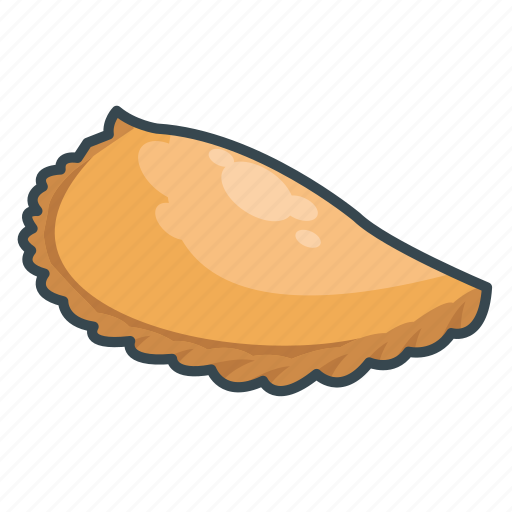 Asian, curry puff, food, menu, restaurant icon - Download on Iconfinder