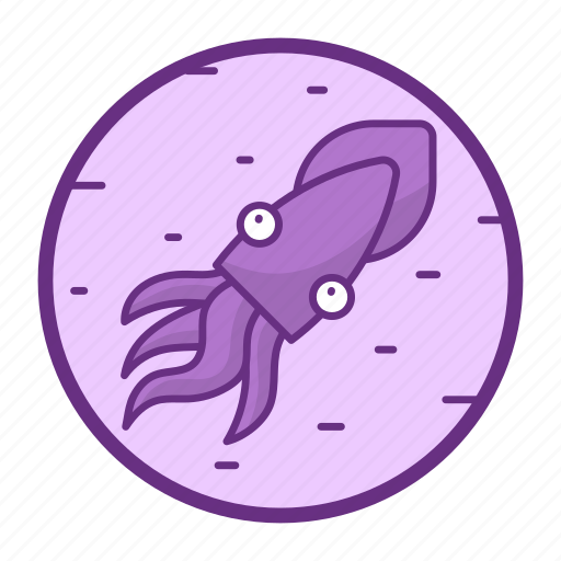 Squid, sea, life, animals, animal, aquarium icon - Download on Iconfinder