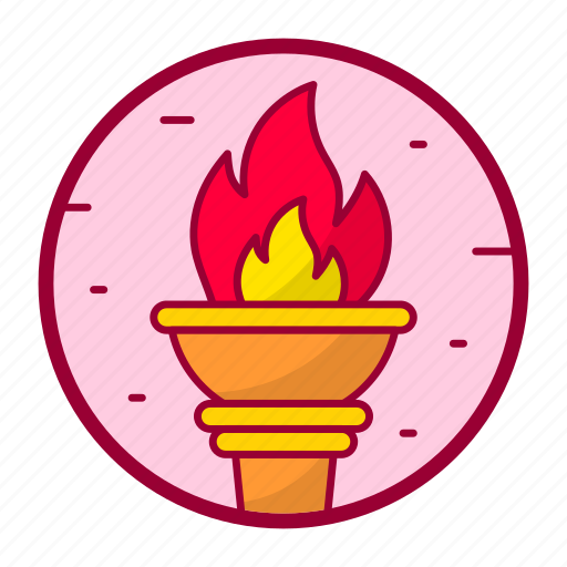 Flame, fire, torch, cultures, old, lantern icon - Download on Iconfinder