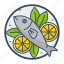 fish, fishes, ecology, environment, meat, lemons 