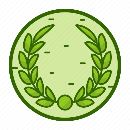 Laurel, wreath, star, bay laurel, nobilis icon - Download on Iconfinder