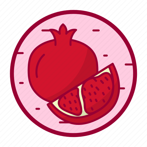 Pomegranate, fruit, diet, healthy, food, vegan icon - Download on Iconfinder