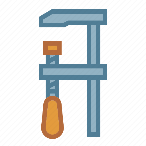 Clamp, diy, f-clamp, press icon - Download on Iconfinder