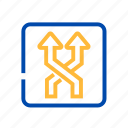 traffic, sign, road, direction, arrow, navigation, right, arrows, transport