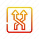 traffic, sign, road, direction, arrow, navigation, right, arrows, transport