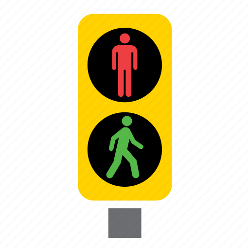 Circulation, green, light, pedestrian, red, traffic icon - Download on Iconfinder