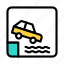 car, drowning, safety, traffic, alert 