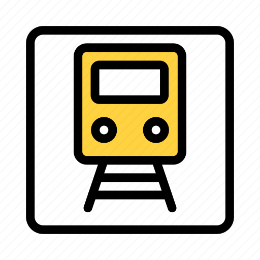 Train, traffic, board, sign, road icon - Download on Iconfinder