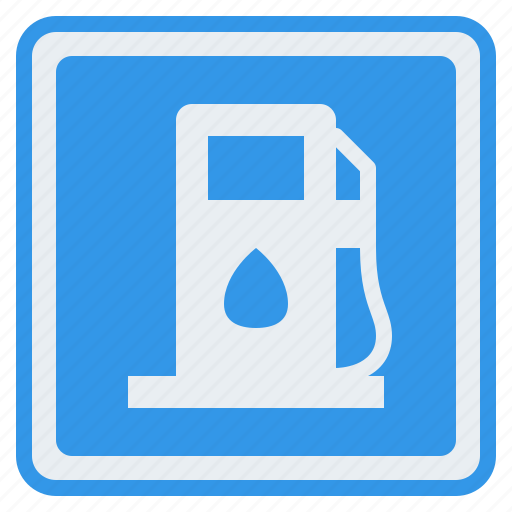 Gas, station, traffice, sign, label, traffic icon - Download on Iconfinder