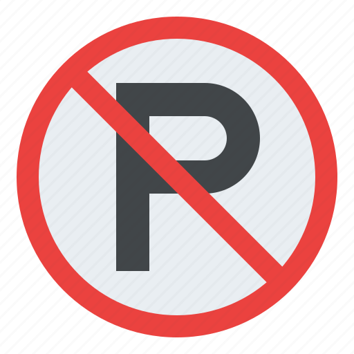 No, parking, traffic, sign, label, prohibition icon - Download on Iconfinder