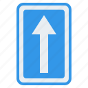one, way, traffic, road, sign, label