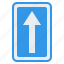 one, way, traffic, road, sign, label 