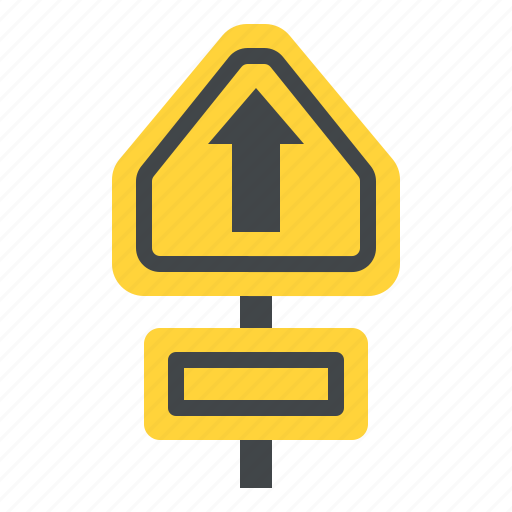 Street, sign, warning, road, traffic, label icon - Download on Iconfinder