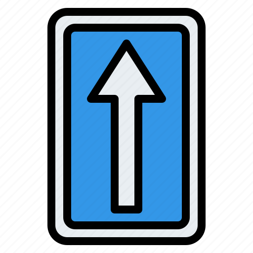One, way, traffic, road, sign, label icon - Download on Iconfinder