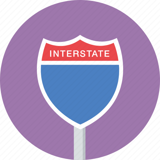 blank interstate highway sign png