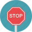 sign, stop, traffic, warning 