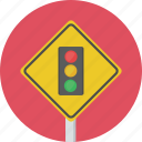 light, sign, traffic, traffic light, warning