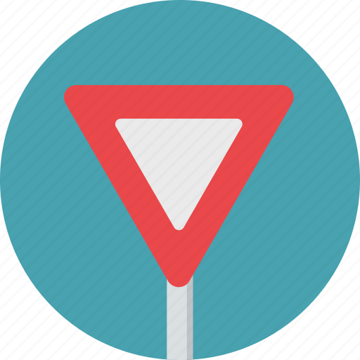Sign, traffic, triangle, warning, yield icon - Download on Iconfinder