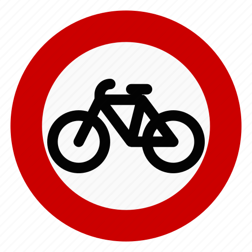 No bicycle, prohibit, regulatory, sign, traffic icon - Download on Iconfinder