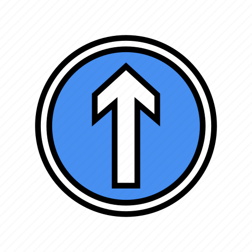 Arrow, road, traffic, information, speed, limit icon - Download on Iconfinder