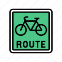 bicycle, road, traffic, information, speed, limit