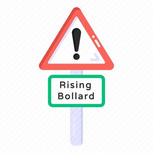 Traffic sign, road sign, traffic board, road post, rising bollard icon - Download on Iconfinder