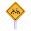traffic sign, road sign, traffic board, road post, cycle route 