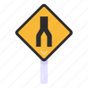 traffic sign, road sign, traffic board, road post, merge road 