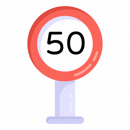Traffic sign, road sign, traffic board, road post, speed limit icon - Download on Iconfinder