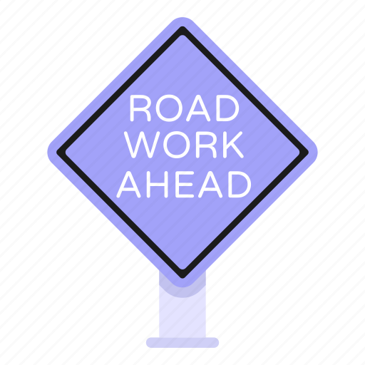 Traffic sign, road sign, traffic board, road post, road work ahead icon - Download on Iconfinder