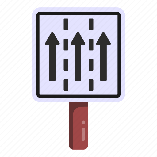 Traffic sign, road sign, traffic board, road post, straight way icon - Download on Iconfinder