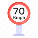 traffic sign, road sign, traffic board, road post, speed limit board 